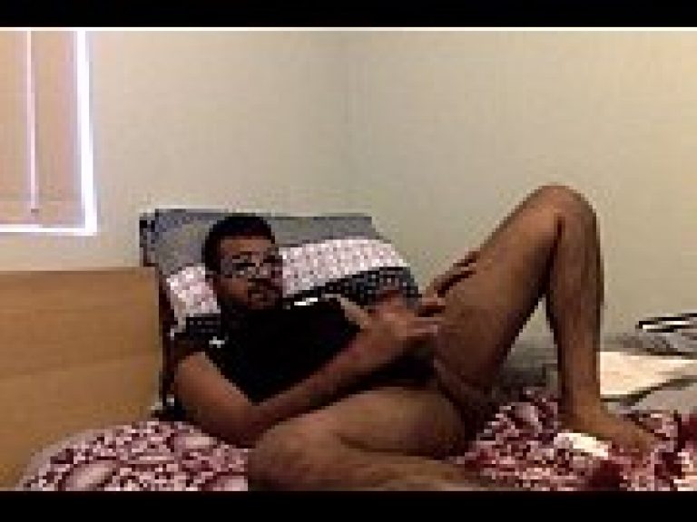 Punjabi Indian desi gay rubs his hard big dick for masturbation
