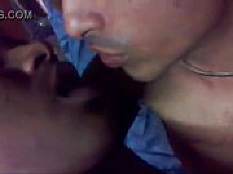 Smooching and kissing show by horny desi gay friends of goa