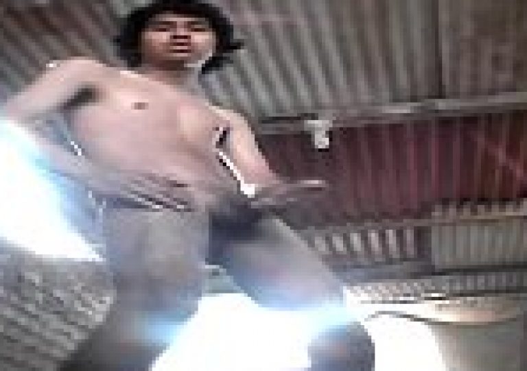 Indian teen boy masturbating hard on cam for his desi gay friend