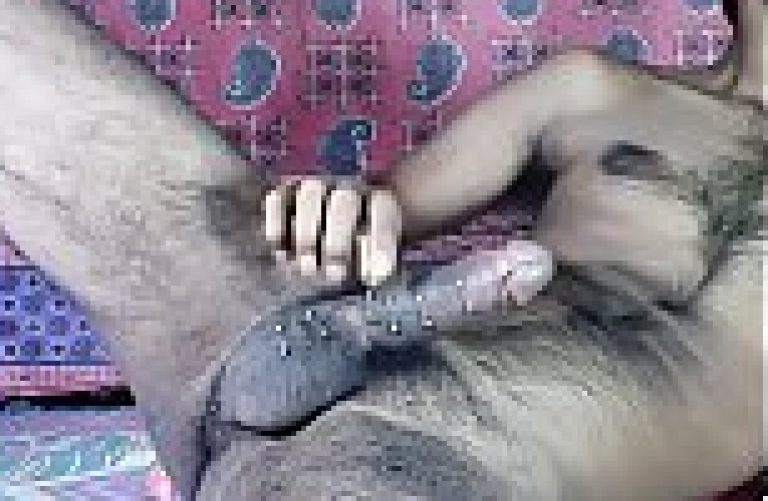 Odisha Indian gay teen boy masturbating pierced big cock