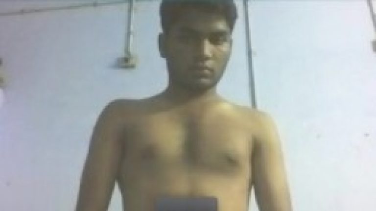 Bihari Indian gay village teen boy masturbate dick in bathroom