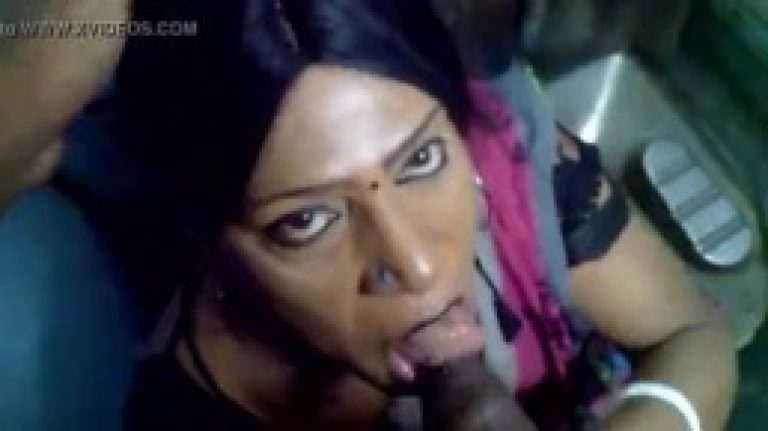 Indian kinnar shemale give blowjob to gandu gay in train